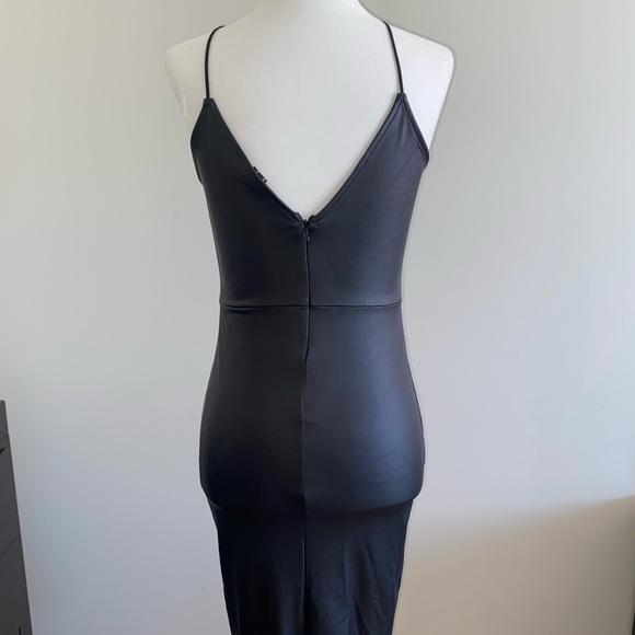 FAUX LEATHER DRESS - Picture 6 of 7